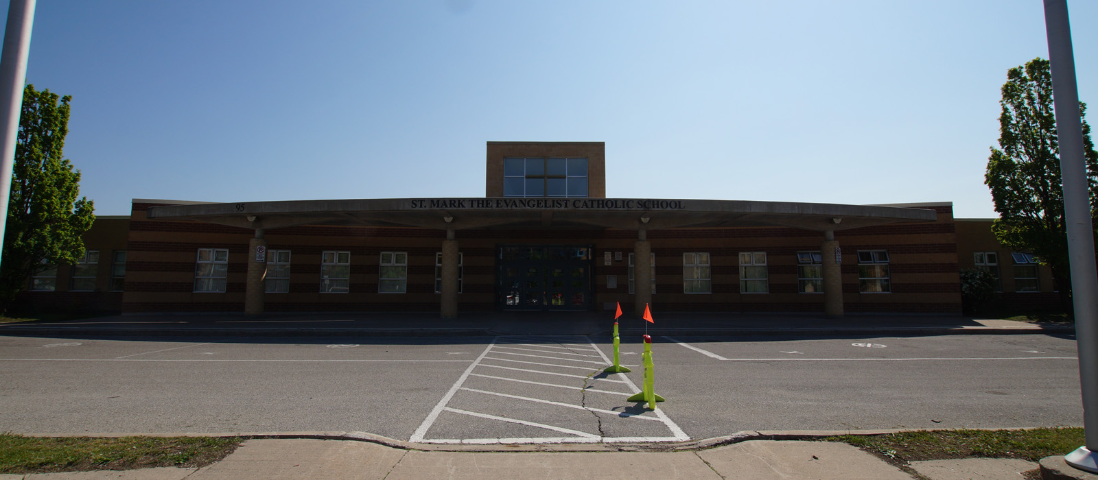 Exterior of the school